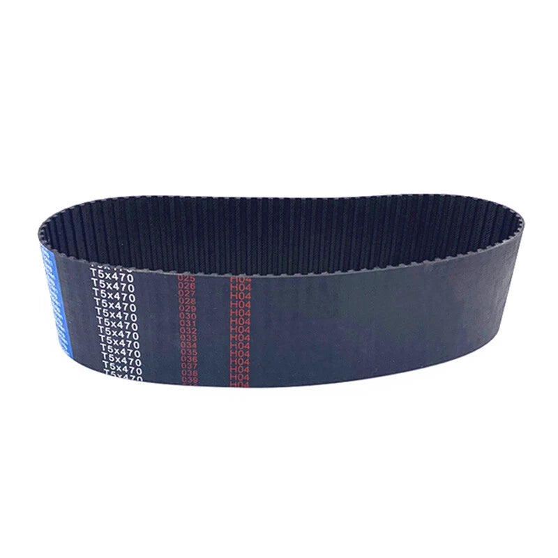 T5 Timing Belt 15mm Wide — 5mm Pitch Rubber Closed Loop Drive Belt for 3D Printers, CNC & Automation
