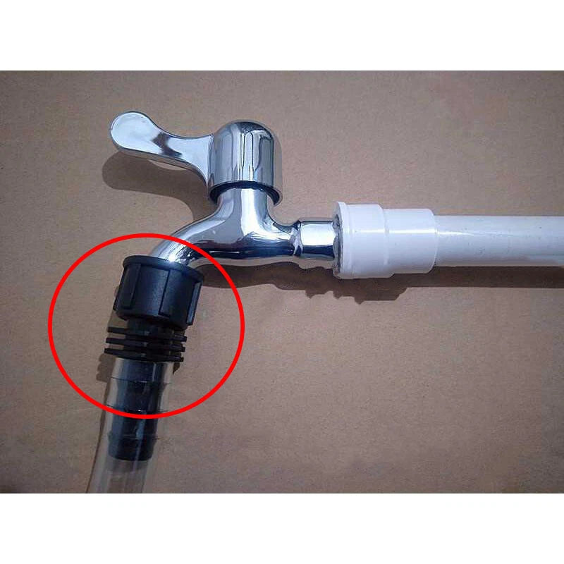 Internal Thread Straight Joint Tube Hose Pipe Plastic Tube Connector 13mm 16mm