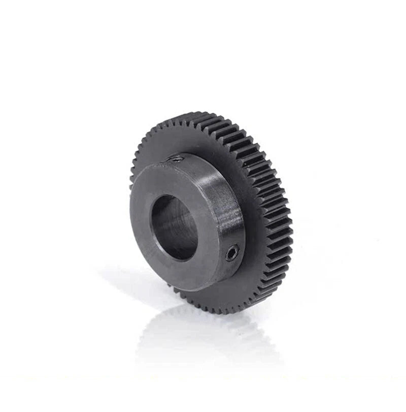 1 Mod Spur Gear 45# Steel Transmission Gear Teeth 40T~55T With Step Motor Gear