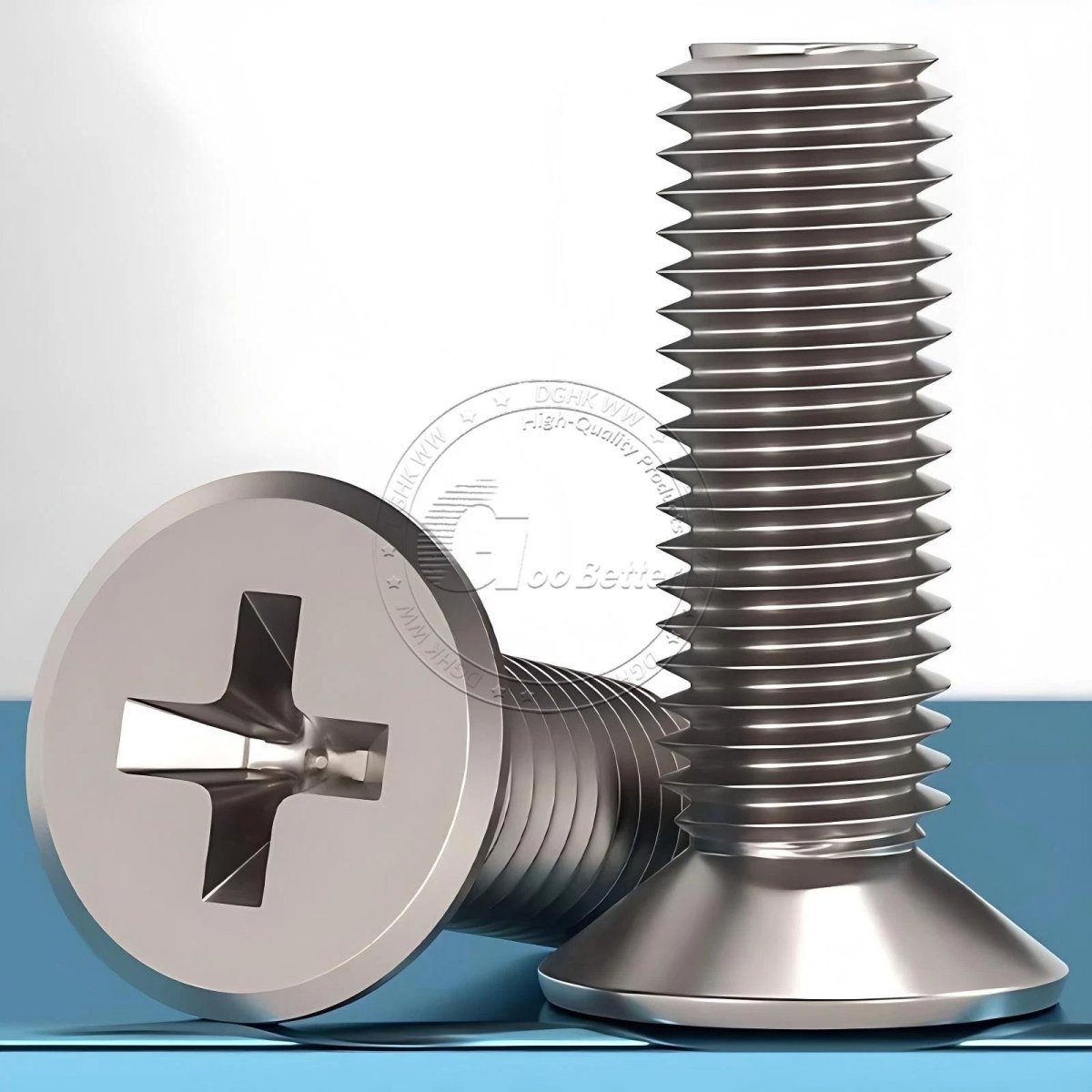 Titanium Phillips Flat Head Machine Screws — GR2 Countersunk, M2 to M8 - HomeDIYer