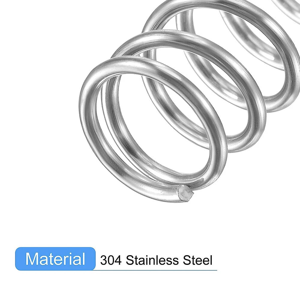 1.4mm Wire Diameter 304 Stainles Steel Compression Spring Pressure Small Spring