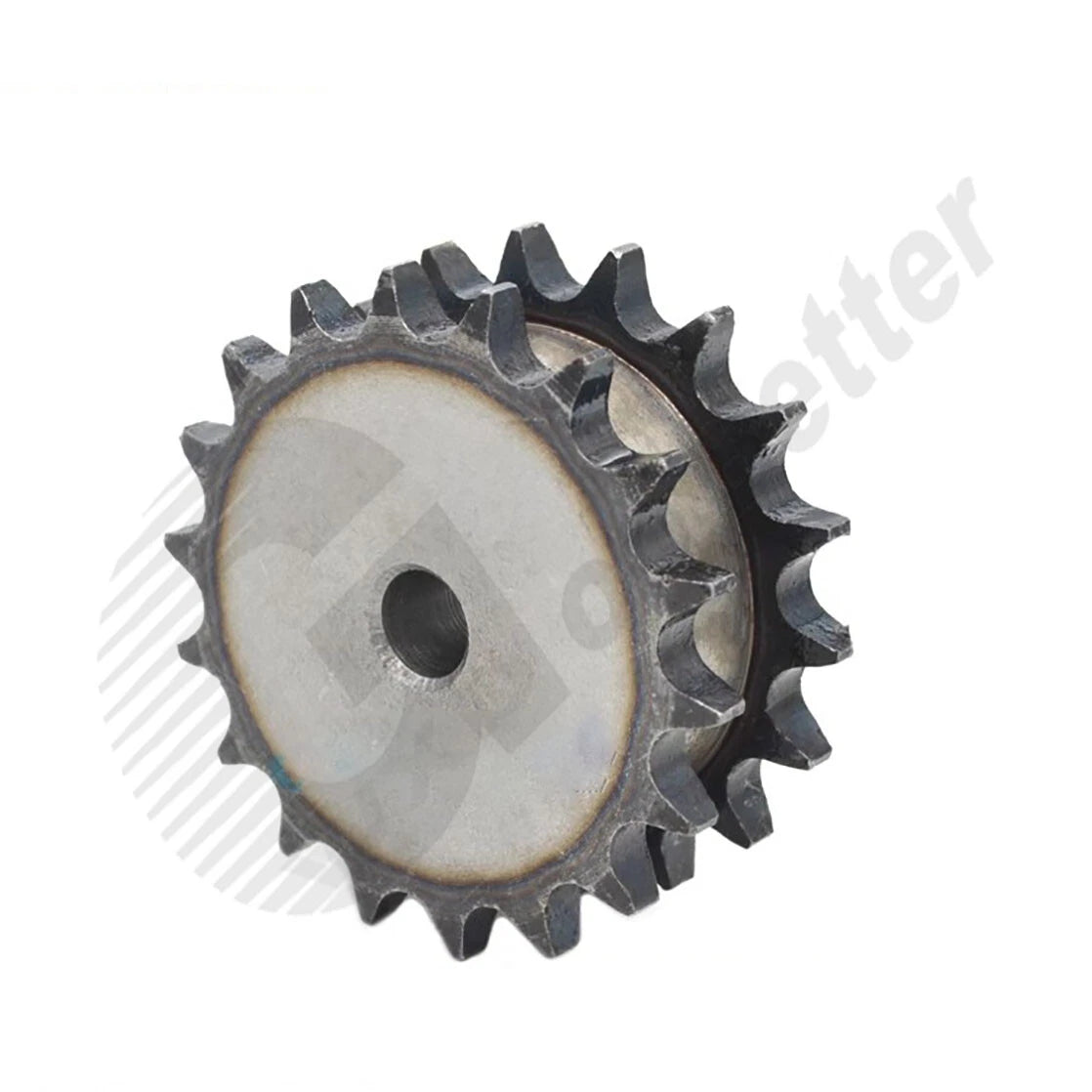 Roller Chain Sprocket 10~30 Teeth 08B Double-Strand Sprocket 45# Steel Burr Hole