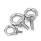 Lifting Eye Bolts A2 Stainless Steel Metric M3–M36 | Ring Screws for Rigging & Marine