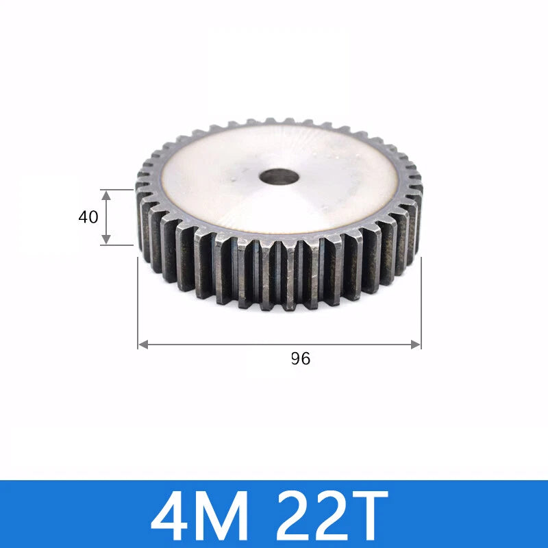 Spur Gears Pinion Gear 1.5/2.5/3/4/5 Mod Transmission Gears 45# Steel Flat Gears