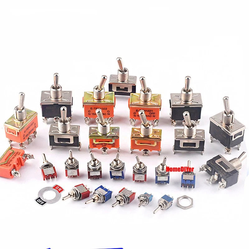 Mini Toggle Switch – MTS / SMTS / E-TEN / PS-102 / DS438 Series, 2 3 6-Pin Rocker Switches