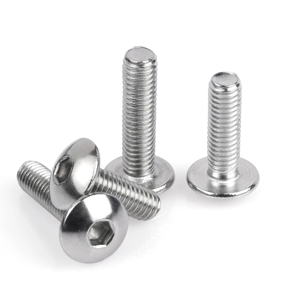M3–M10 A2 Stainless Steel Truss Head Socket Cap Screws — Hex Allen Drive Machine Bolts