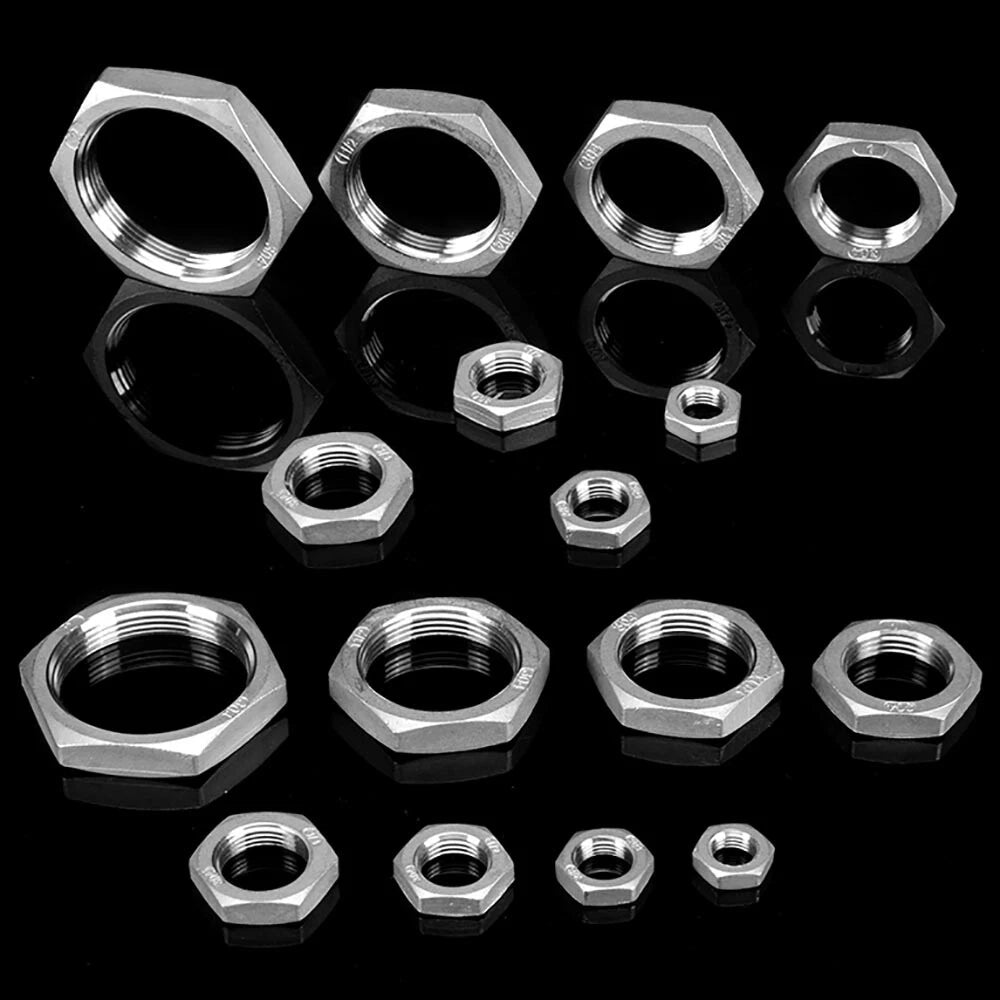 Stainless Steel 304 BSP Female Thread Pipe Fittings — 1/4" to 2"