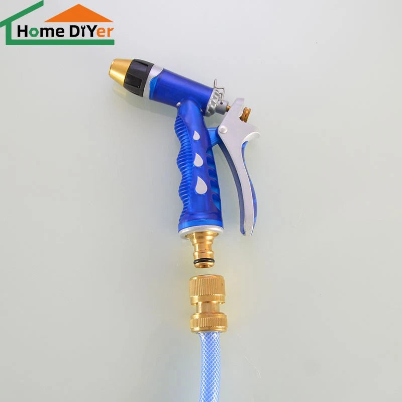 Water Stop Copper Quick Connect Hose Fitting — Male Thread Garden Tap Snap-On Connector