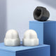 Nylon Plastic Screw Caps-Hex Nut Cover Protective Cap Set for Bolts Black/White