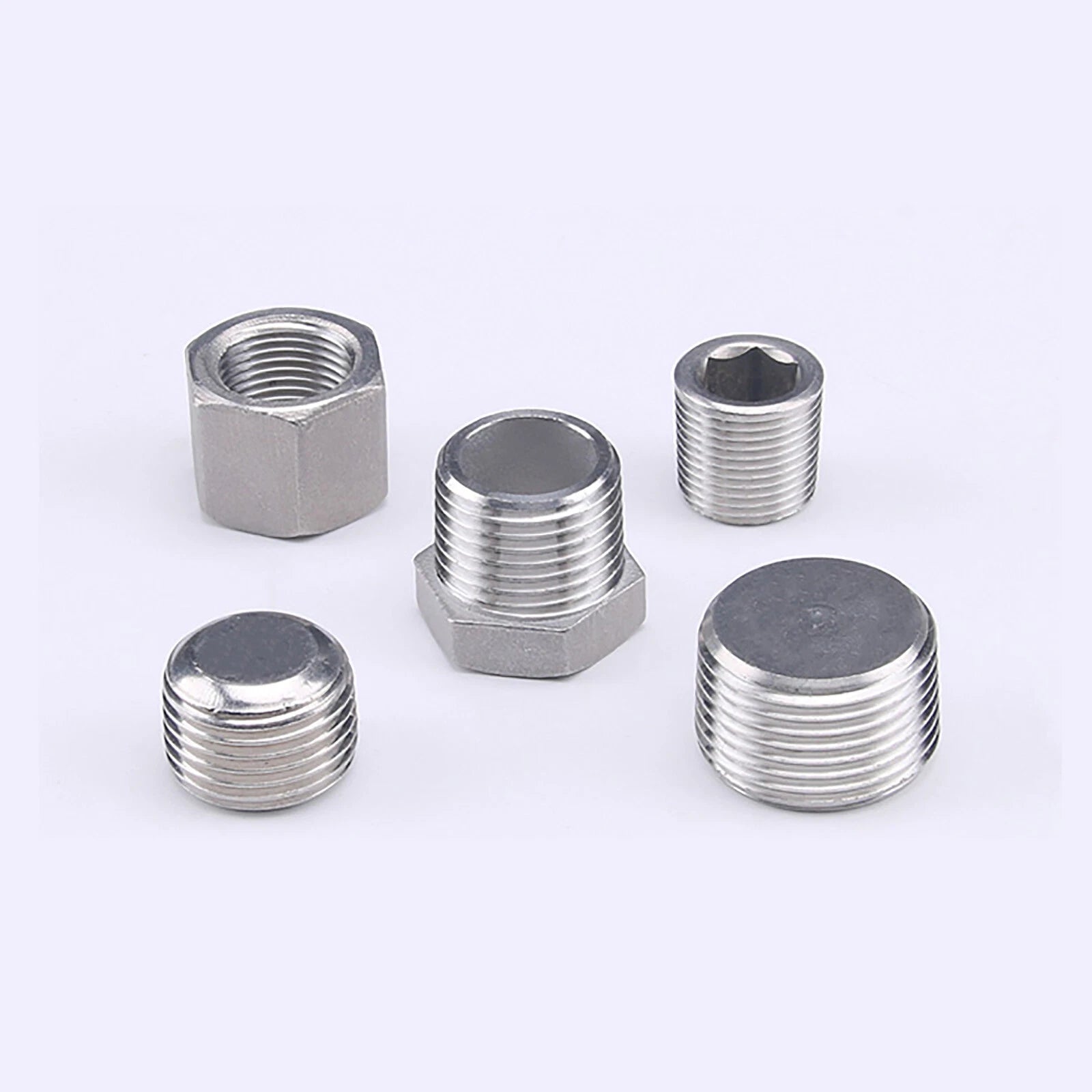 Stainless Steel BSP Pipe Fittings – Socket Plug, Hex Plug & Hex Cap 1/4" to 2"