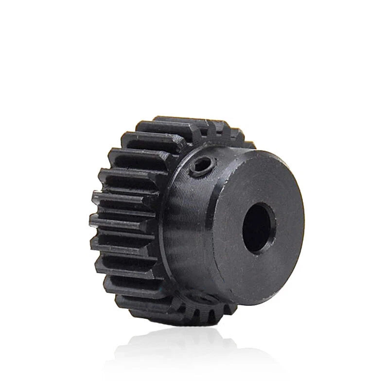 Spur Gears 1 Mod Transmission Gear With Step 45# Steel Pinion Motor Gear 12T~52T