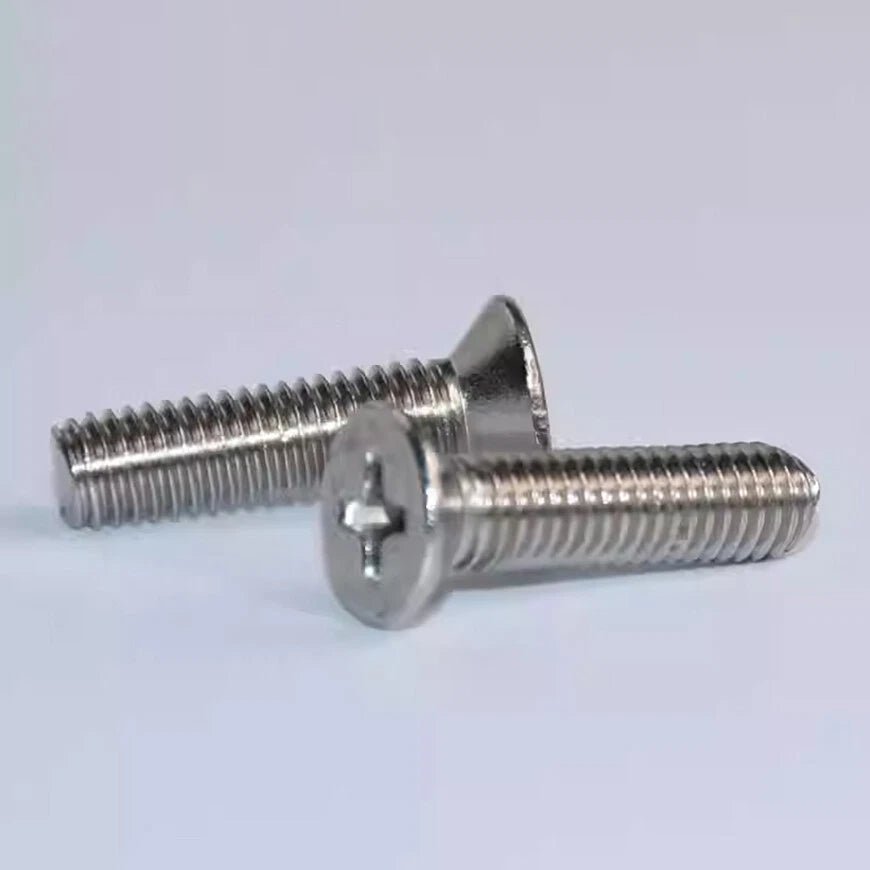 A2 Stainless Steel Phillips Flat Head Machine Screws | UNC 4 - 40 to 1/4 - 20 - HomeDIYer