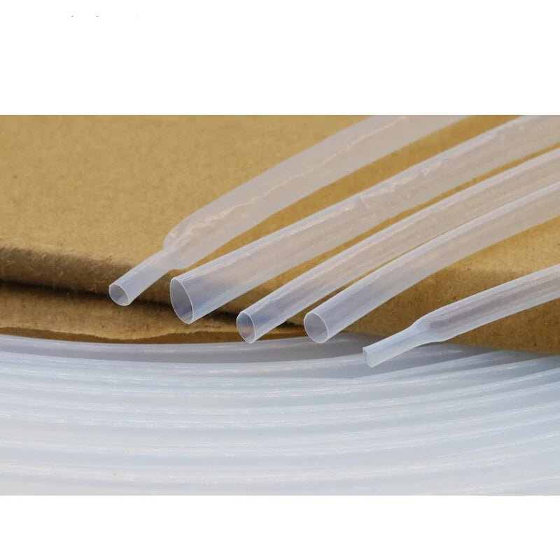 4:1 Transparent Heat Shrink Tubing — 1 Meter, 2mm to 10mm - HomeDIYer
