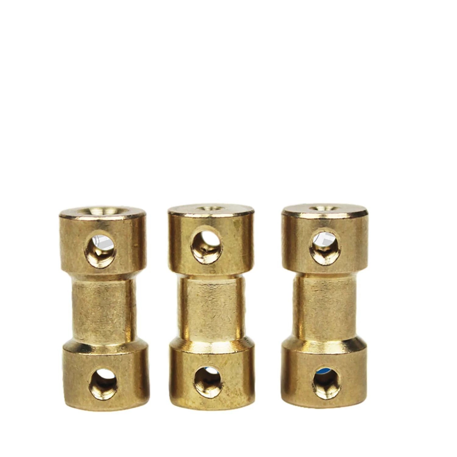 Brass Flexible Shaft Coupler Rigid Coupling Motor Connector CNC for RC Car Boat