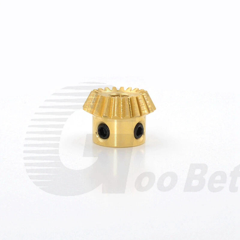 Bevel Gear Module 1 Brass 15/20/30/40 Tooth 90° 1:2 Pairing Miter Gear Precision