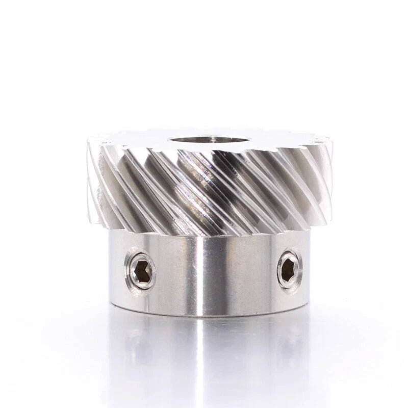 Module 1 1.5 Helical Gear 304 Stainless Steel 45° Left-hand 13/15/20T Teeth