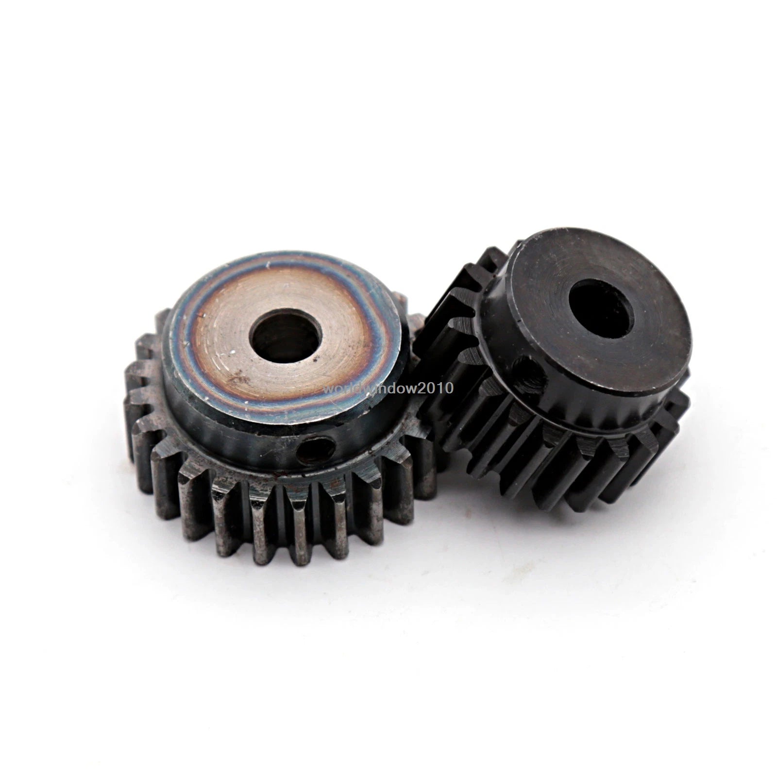 1.5Mod 12T-80T Spur Gear With Step 45# Steel Motor Pinion Gear With Set Screws