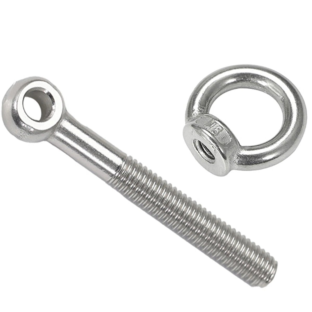 M14–M24 Lifting Eye Bolt & Eye Nut Set | 304 Stainless Steel | 50–200mm - HomeDIYer