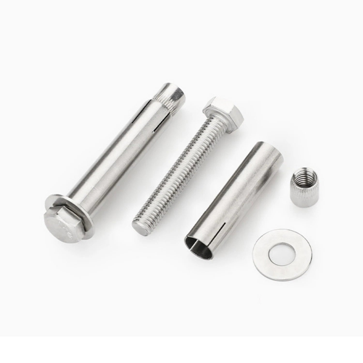 Expansion Anchor Bolts for Masonry — M6 to M16, Stainless Steel & Zinc-Coated