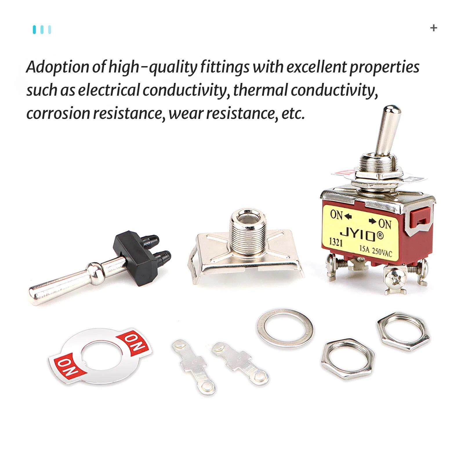 Waterproof Heavy Duty Toggle Switch ON-OFF / ON-OFF-ON | 2–6 Pin | 15A 250V