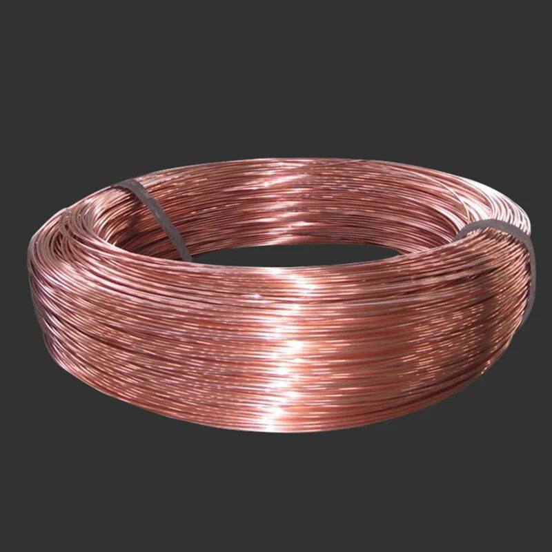 Copper Round Wire T2 Solid Red Copper Bare Line Ø 0.3/0.4/0.5/0.6/0.8/1/1.5~8mm