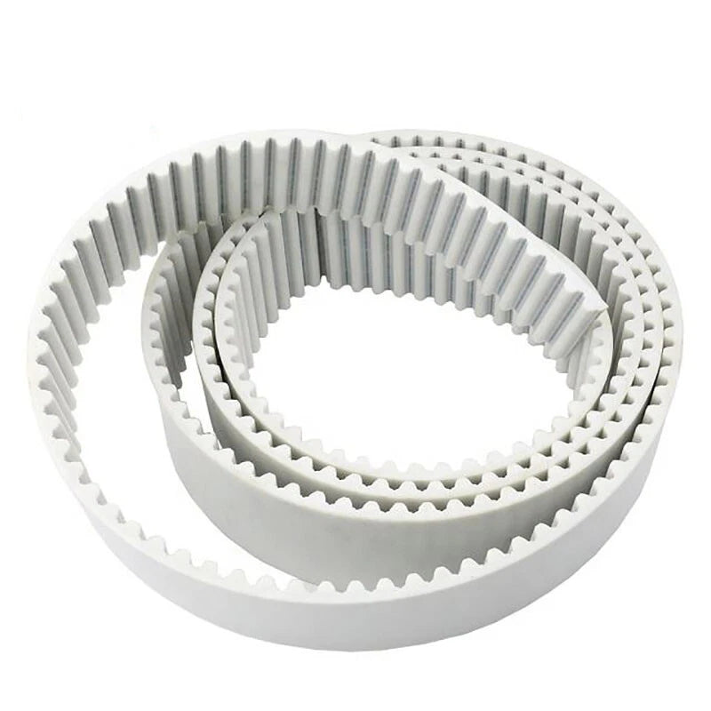 Polyurethane Open Timing Belt 30mm Wide | PU White | 2004–2598mm Perimeter
