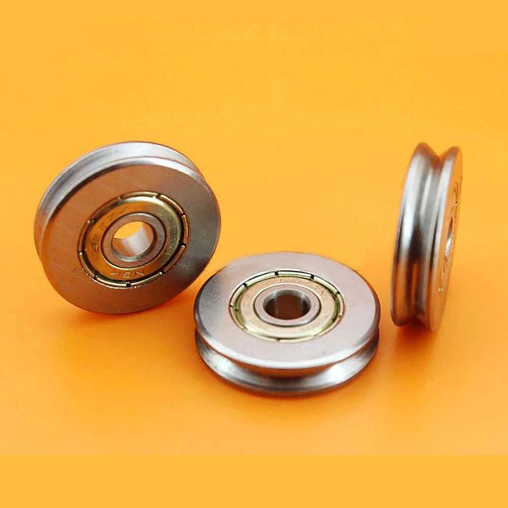 V Groove Metal Seal Guide Pulley Rail Ball Bearing V625ZZ 5x22x5mm Bearing Wheel