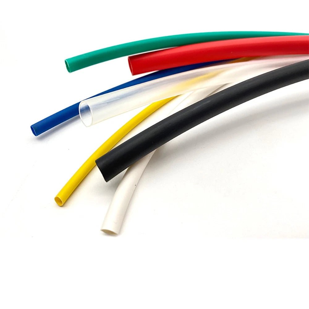 Heat Shrink Tubing 2:1 Ratio — 1 to 210mm Diameter, 7 Colors, Cut - to - Length - HomeDIYer