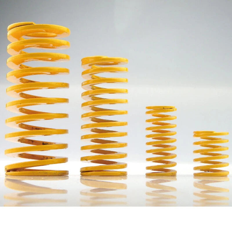 Die Compression Spring Heavy Load Duty Yellow 10/11mm ID 20-300mm Length
