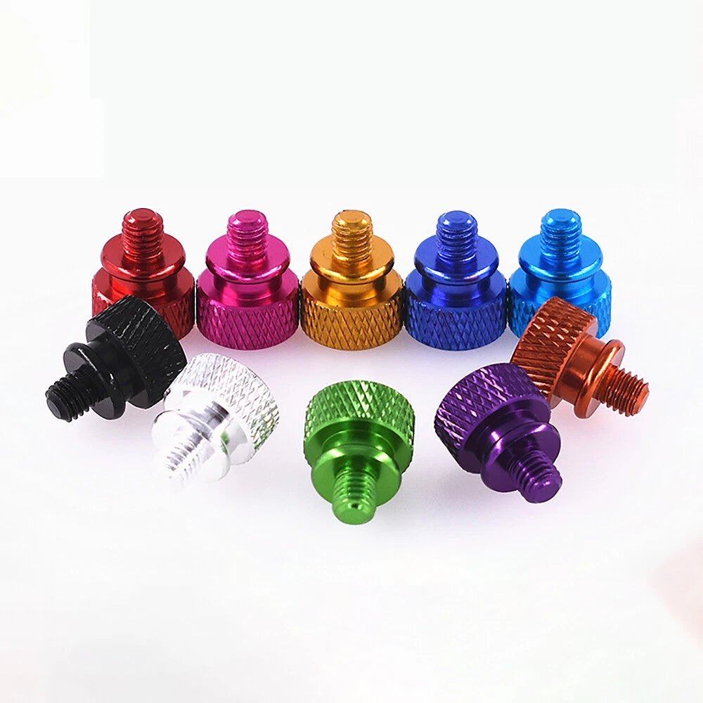 M5 x 12mm Color Anodized Knurled Thumb Screws – Aluminium Alloy Hand Grip Bolts, 100 Pieces - HomeDIYer
