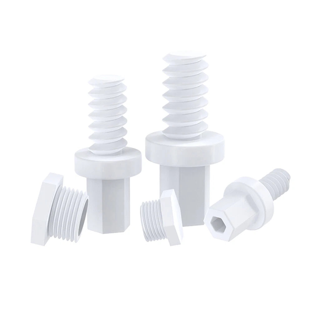 Plastic Joints Barbed Hose Connector Male Threaded Tube Pipe Fittings Joiner
