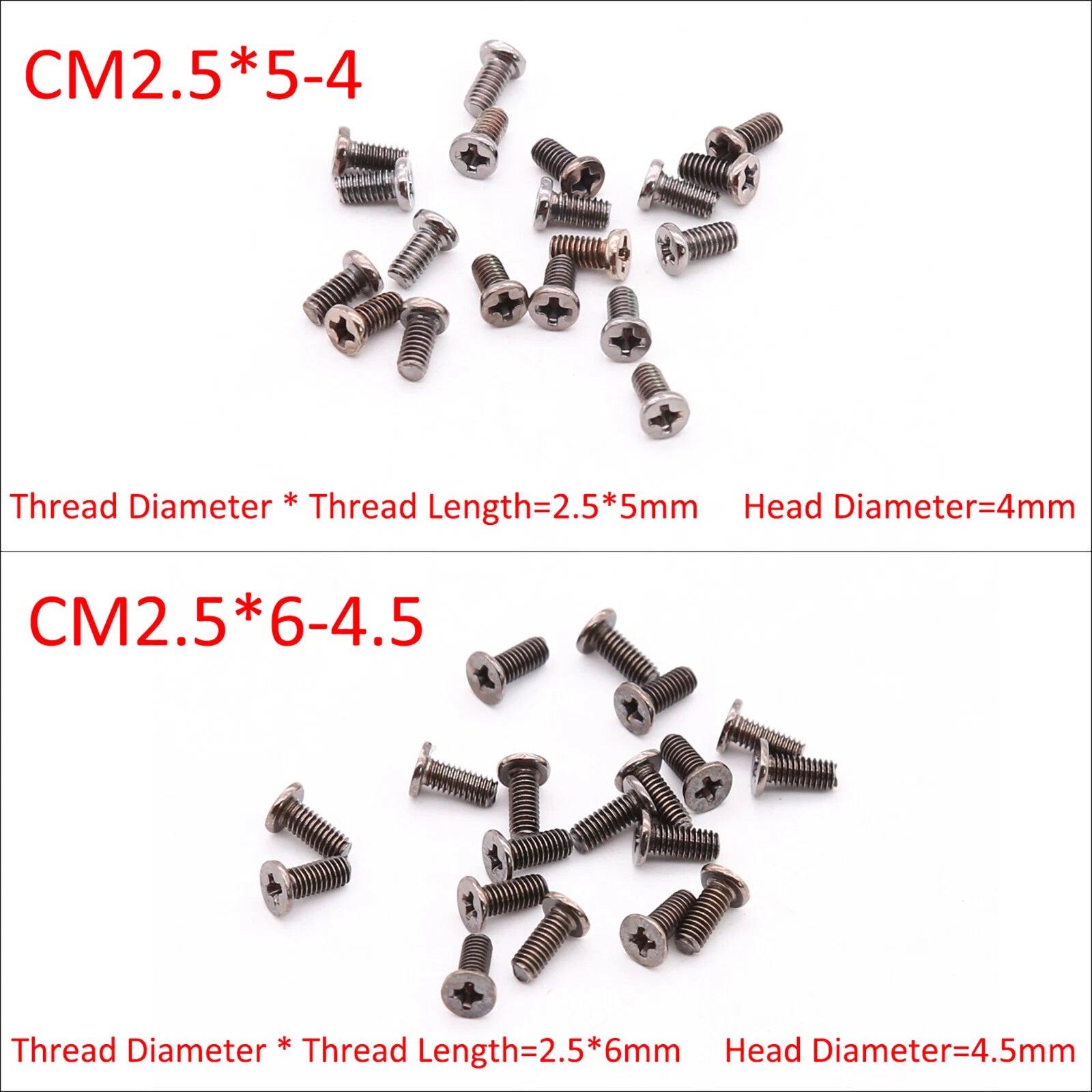 320-Piece Machine Screws Assortment Set M2 M2.5 M3 — for Phone, PC, Laptop, Keyboard & Hard Disk Repair