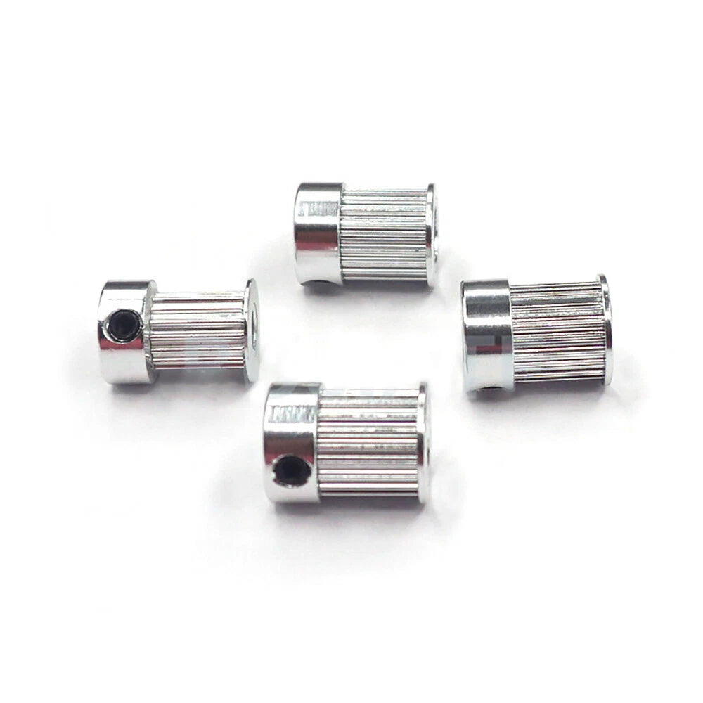 GT2 10mm Timng Belt Smooth Tooth Idler Drive Pulley 16T/20T Bore 3 5 6 6.35 8mm