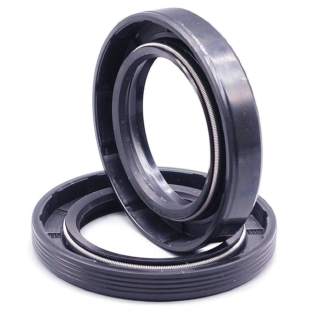 TC Double Lip Oil Seal — NBR Rotary Shaft Seal with Stainless Steel Spring