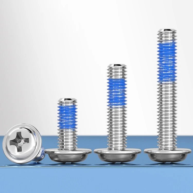 A2 Stainless Steel Phillips Flanged Button Head Machine Screws — M2 to M6, Built - In Washer Face - HomeDIYer