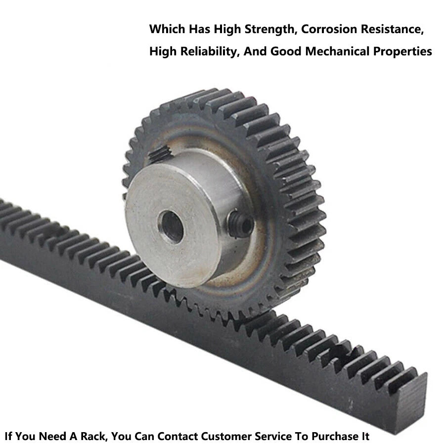 1 Mod 45# Steel Spur Gear 10T-50T Bore 4mm-25mm Pinion Gear with Step Motor Gear