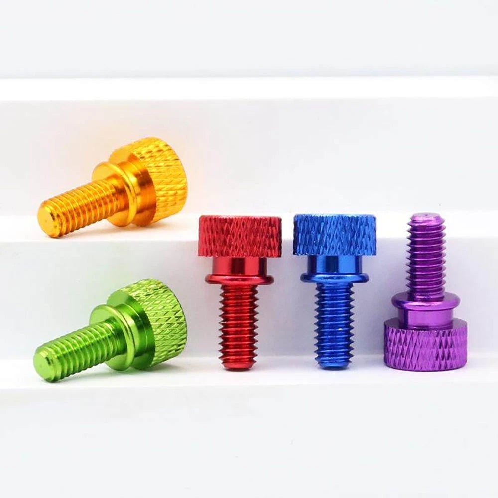 632 x 6.5mm High‑Type Knurled Thumb Screws – Aluminum Alloy Hand Grip Knob Bolts for PC Cases - HomeDIYer