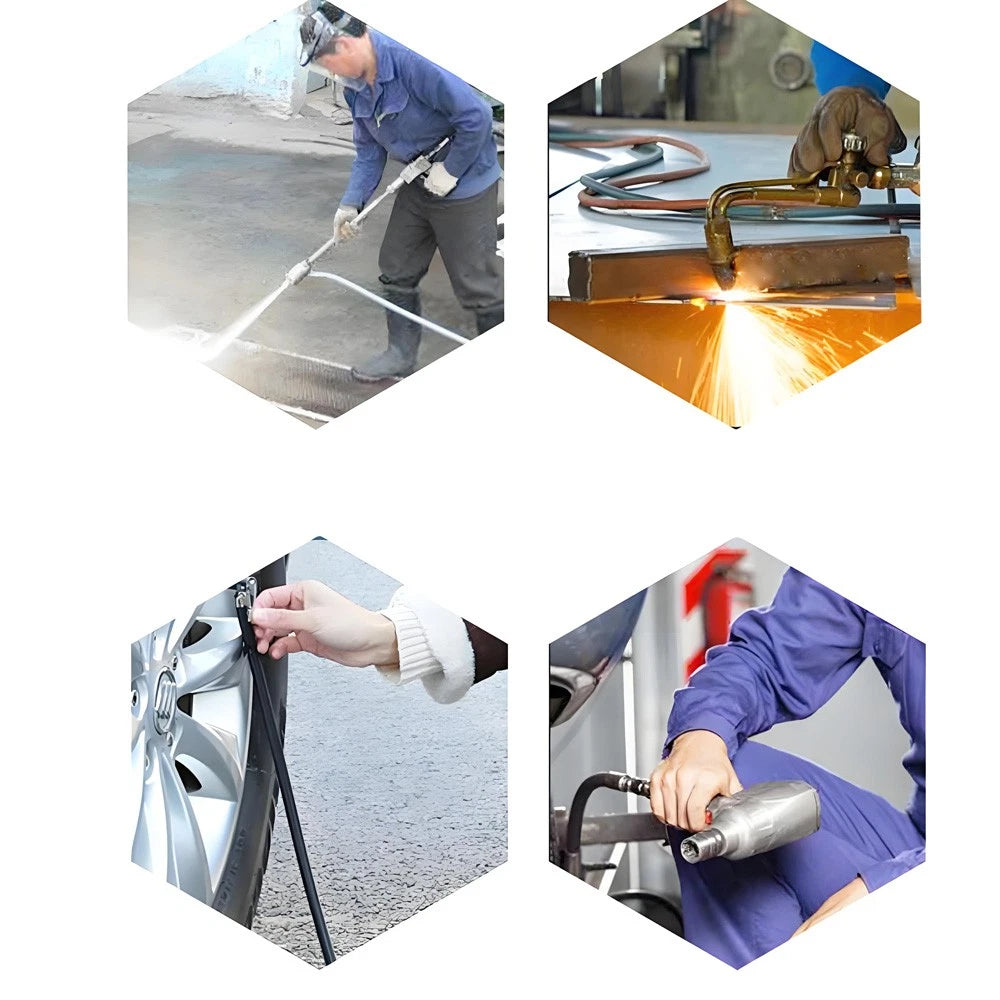 PVC Flexible Hose Pipe — Air Water Oil Fuel Petrol Tube, High Voltage Explosion-Proof