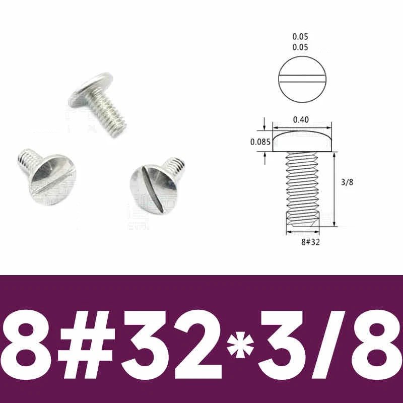 8 - 32 UNC Phillips Pan Head Machine Screws | Multi - Finish Zinc & Nickel Plated - HomeDIYer
