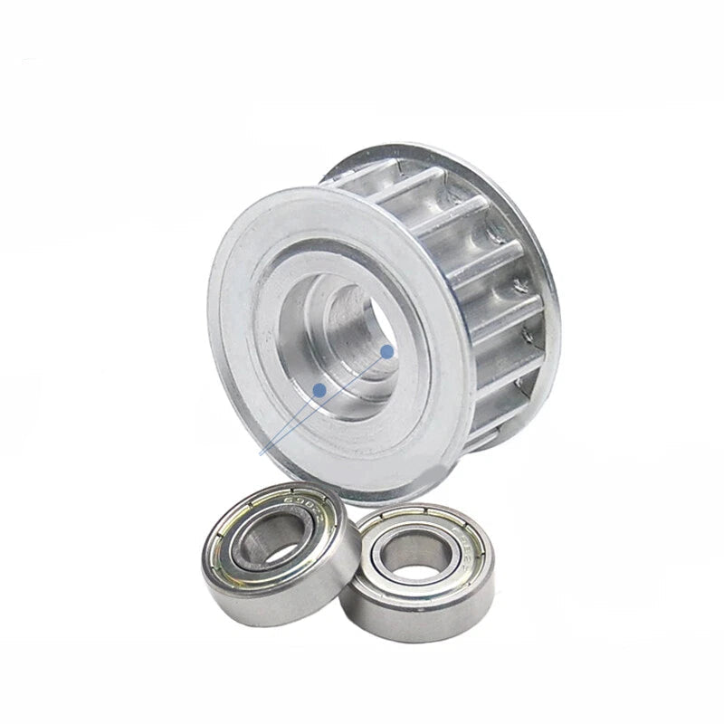 HTD-8M Timing Belt Smooth Tooth Idler Drive Pulley 15 16 20 24 25 30 Tooth
