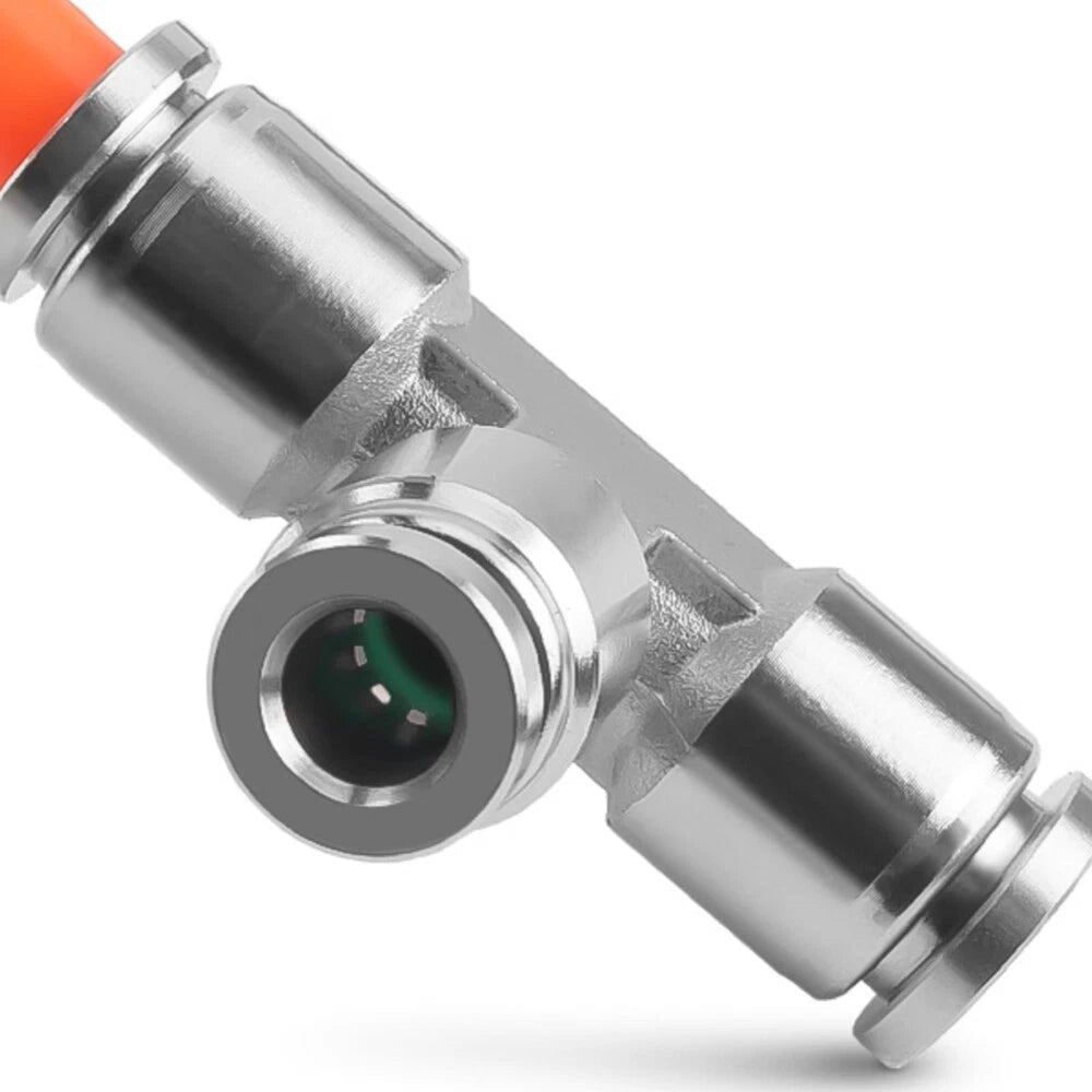 Stainless Steel Pneumatic Push-to-Connect Fittings — Straight, Elbow, Tee, Wye & More