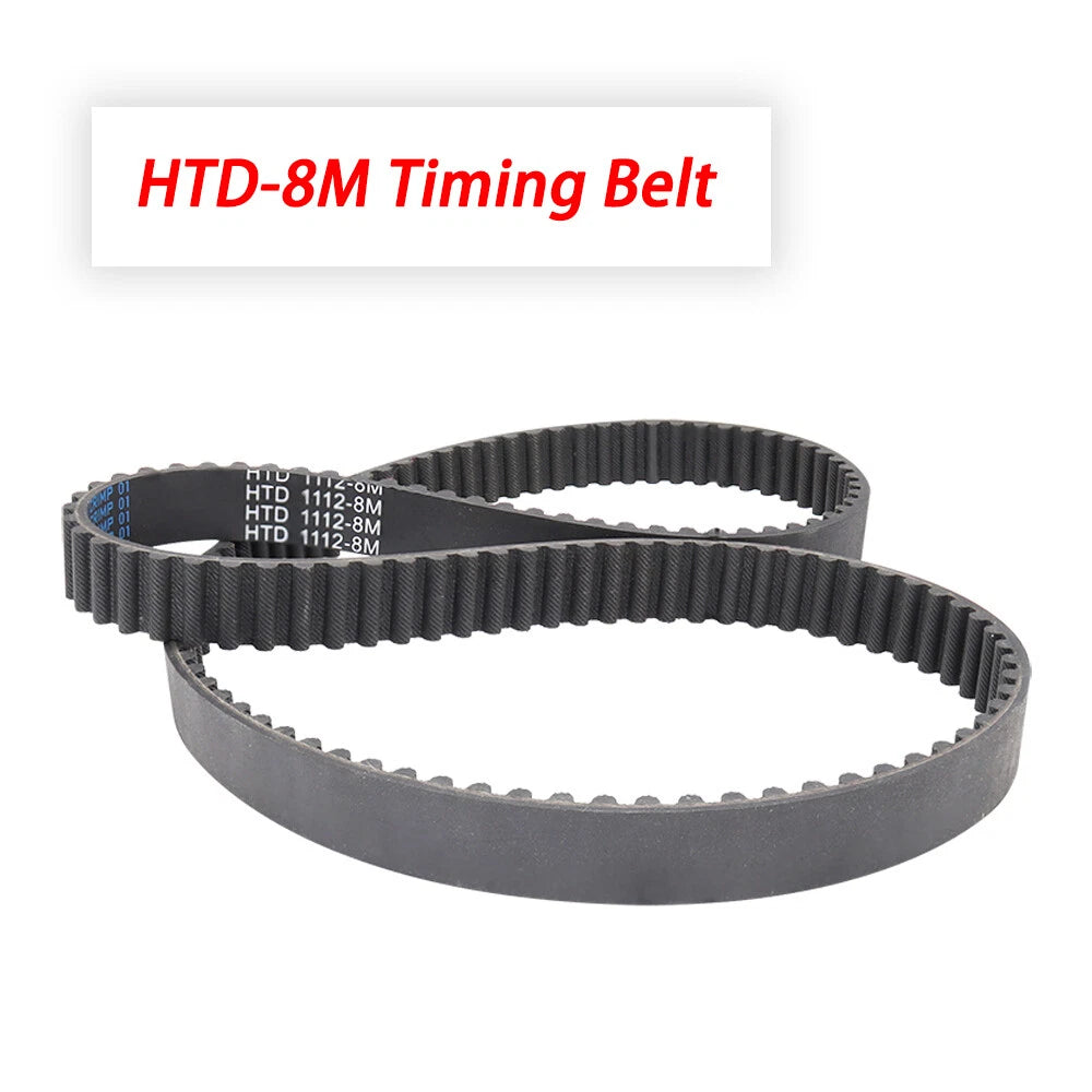 HTD-8M Timing Belt 25mm Wide Closed Loop — 288mm to 3480mm for CNC, 3D Printer & Pulley Drives
