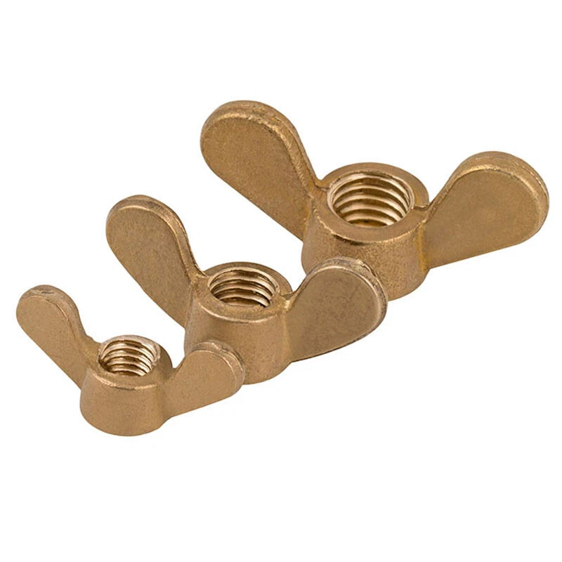 Solid Brass Wing Nuts For Metric Bolts & Screws Brass Wing Nut M4 M5 M6 M8~M12