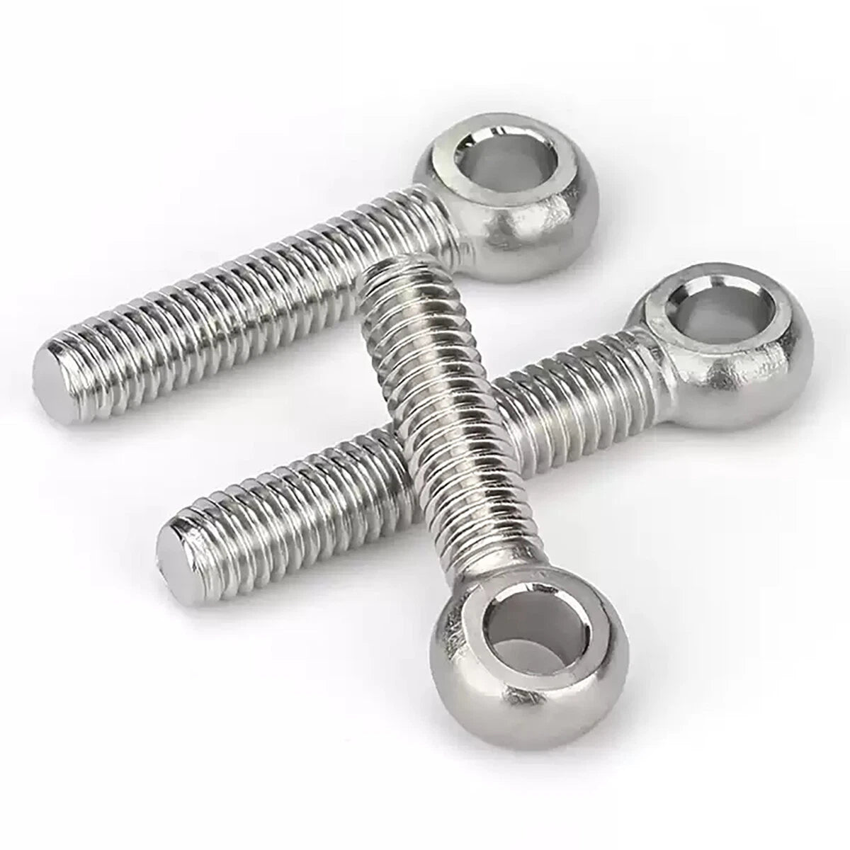 Stainless Steel Eye Bolts M5–M20 | DIN 444 Threaded Ring Bolt for Wire Rope & Catenary Hanging - HomeDIYer
