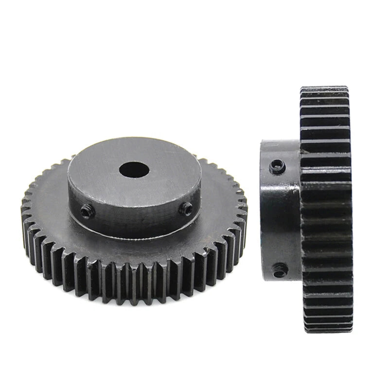 1.5 Mod 70 Teeth Spur Gears Transmission Gear With Step 45# Steel Blackening