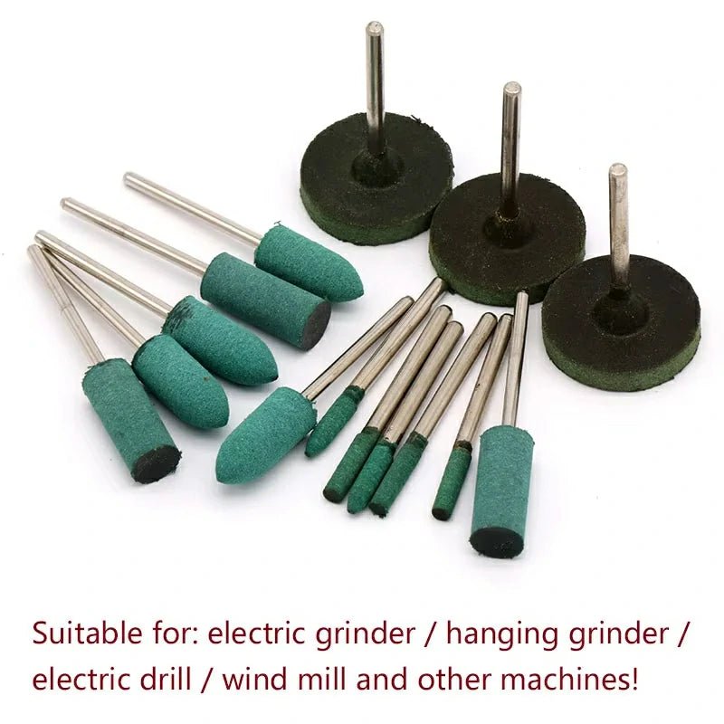 Rubber Mounted Point Grinding Head 2.35/3mm Shank Assorted Special for Mould Finish Polish Grinder Dremel Rotary Tools - HomeDIYer