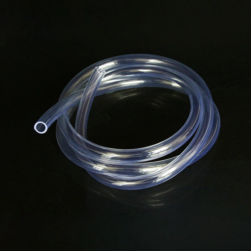 Clear PVC Flexible Tubing — Transparent Hose for Aquarium, Air, Water & Fuel Lines