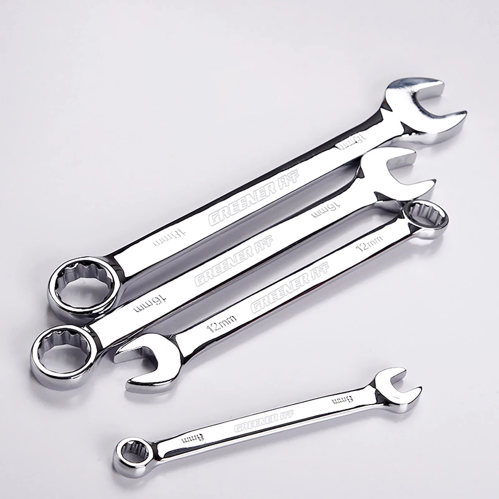 Spanner Combination Wrench CRV Open Ended Round Fixed Head Spanners 6mm - 30mm