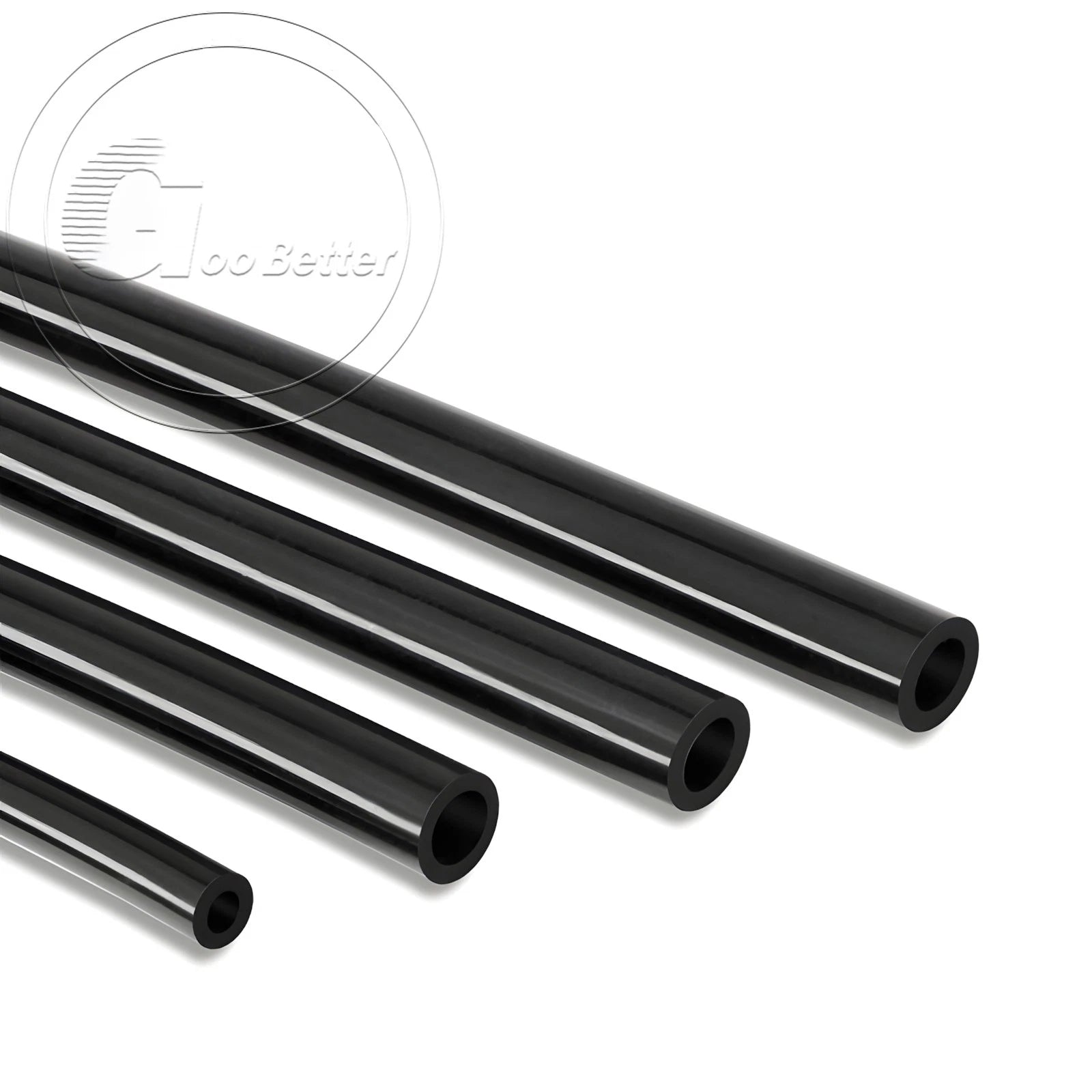 Black Silicone Tube Hose Pipe Food Grade Soft Rubber Flexible Tubing 0.3mm-38mm
