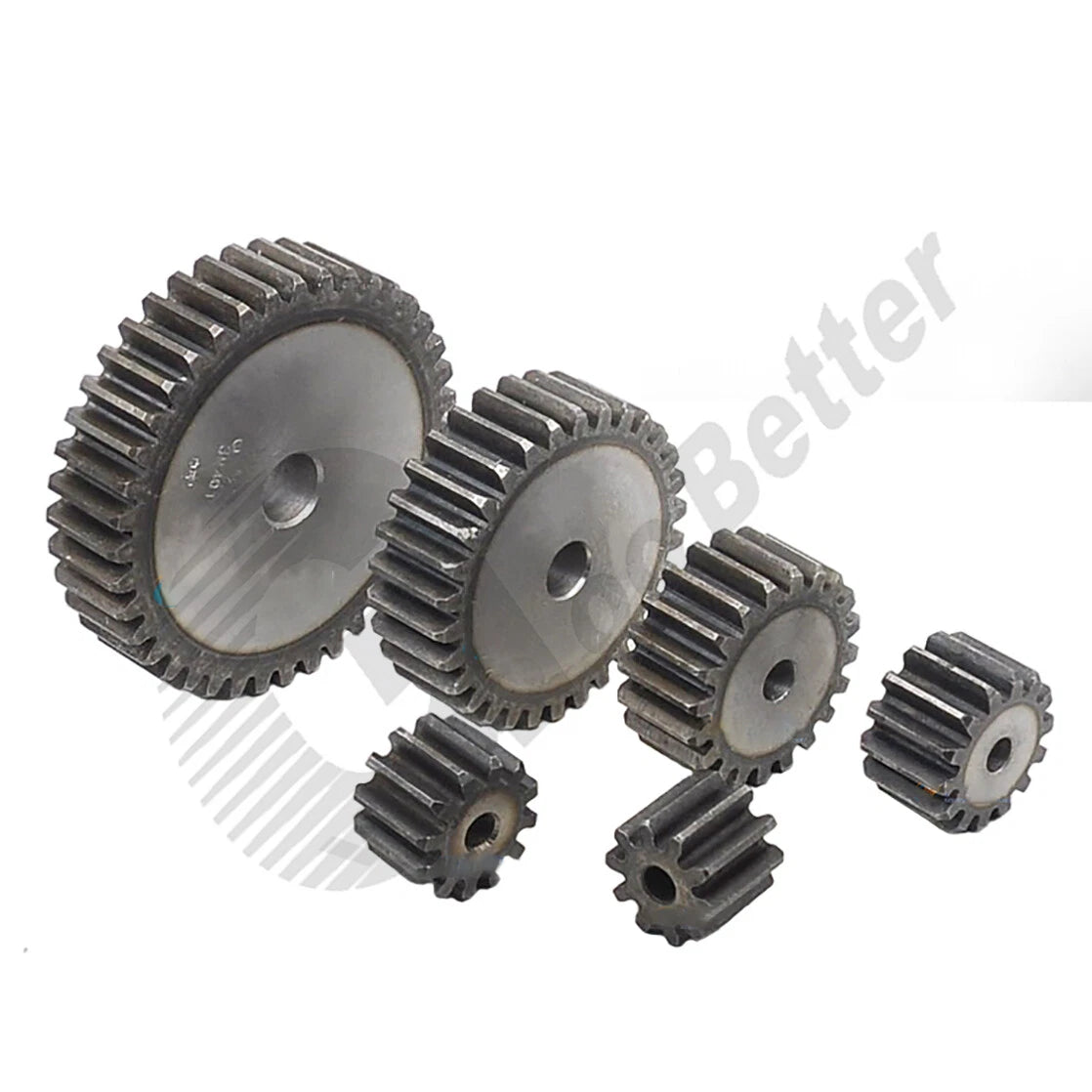 3 Mod #45 Steel Spur Gears Flat Gears 10T 11T 12T 13T~ 56T Blank Hole Gears